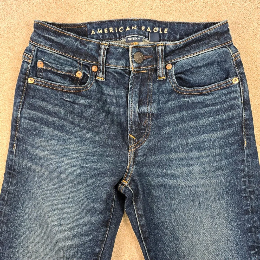 American Eagle‎ Airflex+ Slim Jeans Womens 26x28 Dark Wash Blue Denim